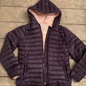 Athleta Girl Puffer Coat Full Zip Hoodie   8-10